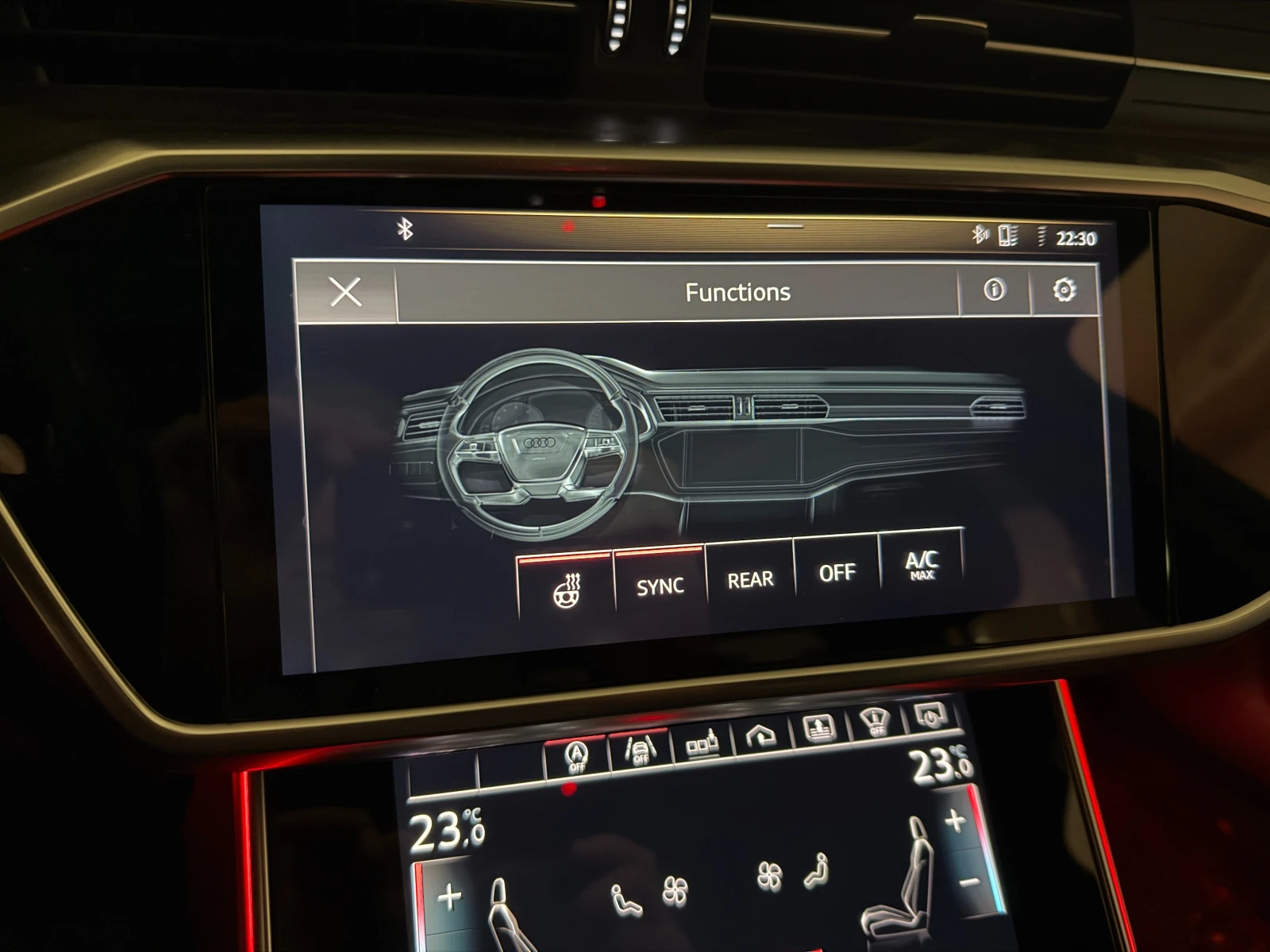 Audi A6 55 TFSI Вакуум, sLine, Headup, снимка 13 - Автомобили и джипове - 53460341