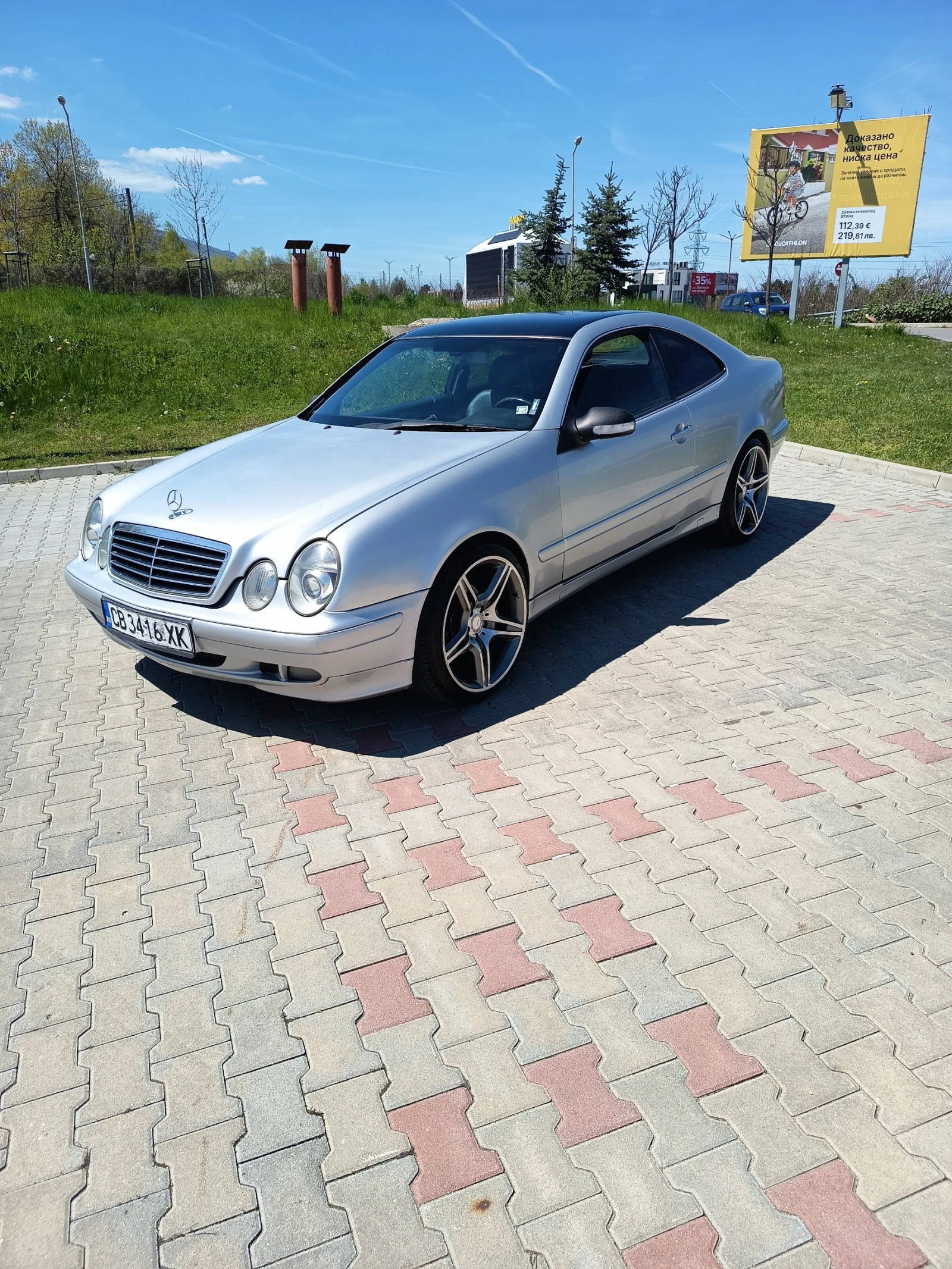 Mercedes-Benz CLK Газ.авт.нави кожа, снимка 2 - Автомобили и джипове - 54494357