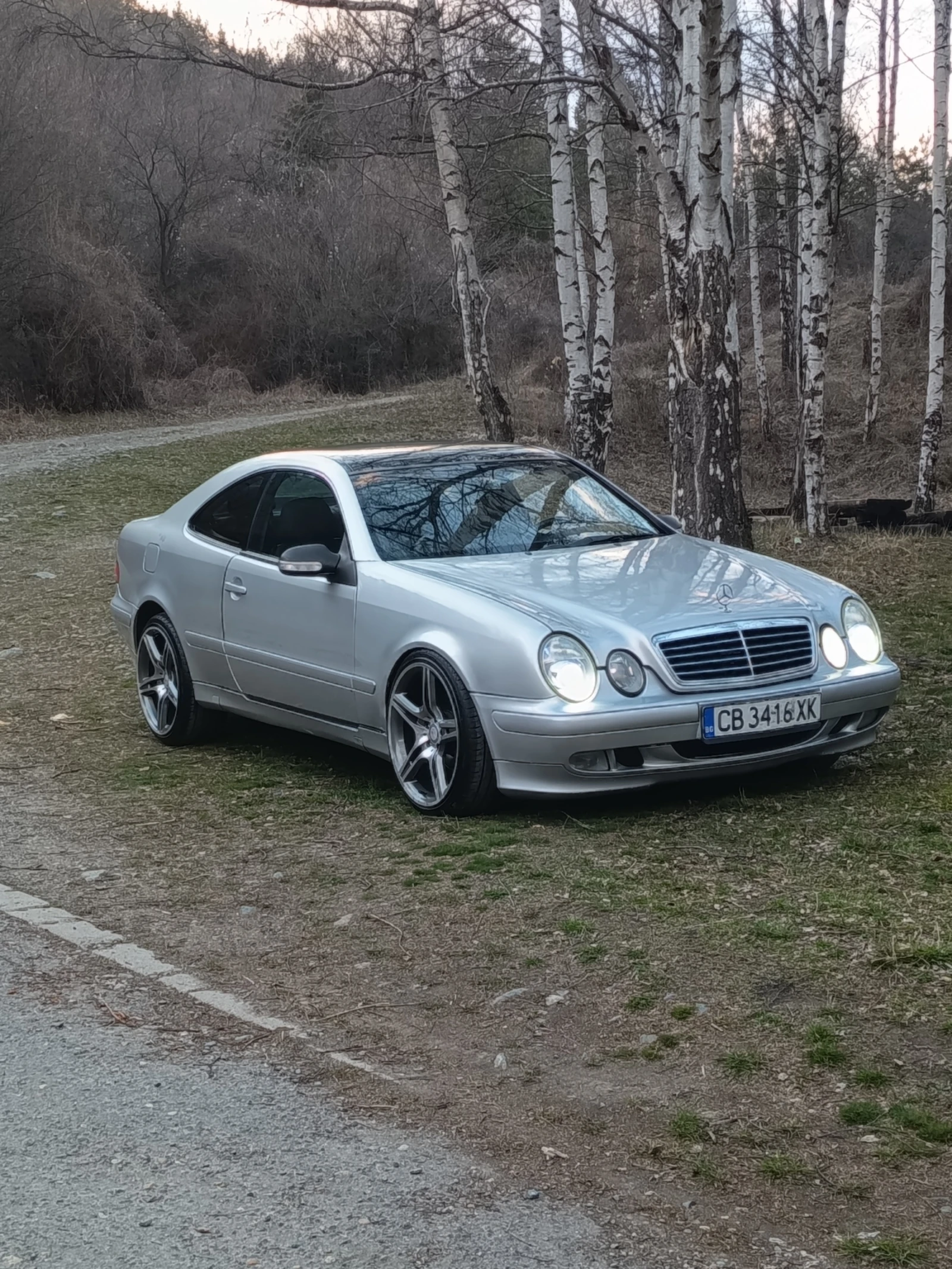Mercedes-Benz CLK Газ.авт.нави кожа, снимка 9 - Автомобили и джипове - 54494357