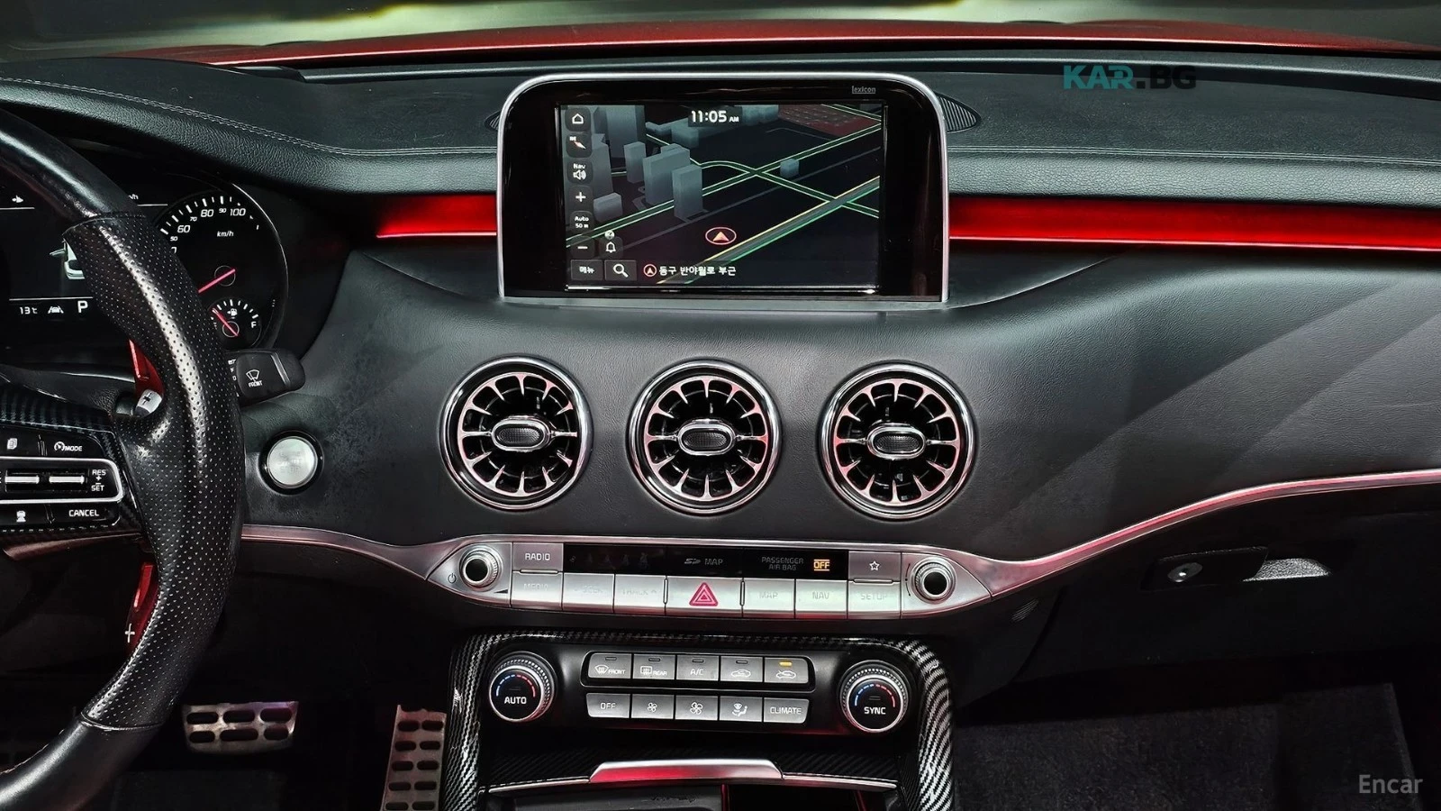 Kia Stinger * 3.3T* GT* AWD* ПОДГРЕВ* ОБДУХВАНЕ* ПАНОРАМА* 360, снимка 13 - Автомобили и джипове - 55033810