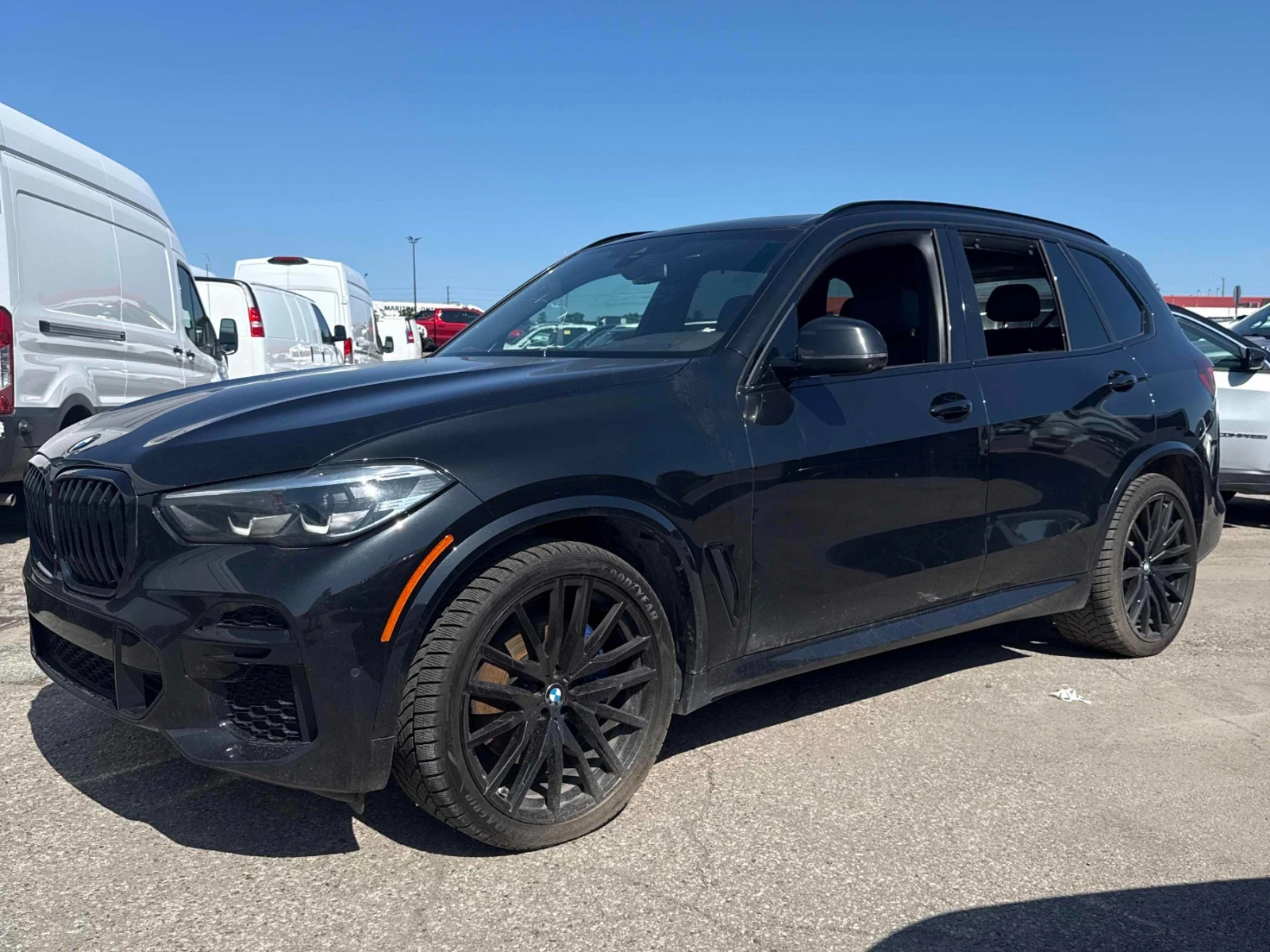 BMW X5 XDrive40i* HARMAN KARDON* HEAD-UP* ПОДГРЕВ* ОБДУХВ, снимка 3 - Автомобили и джипове - 55443394