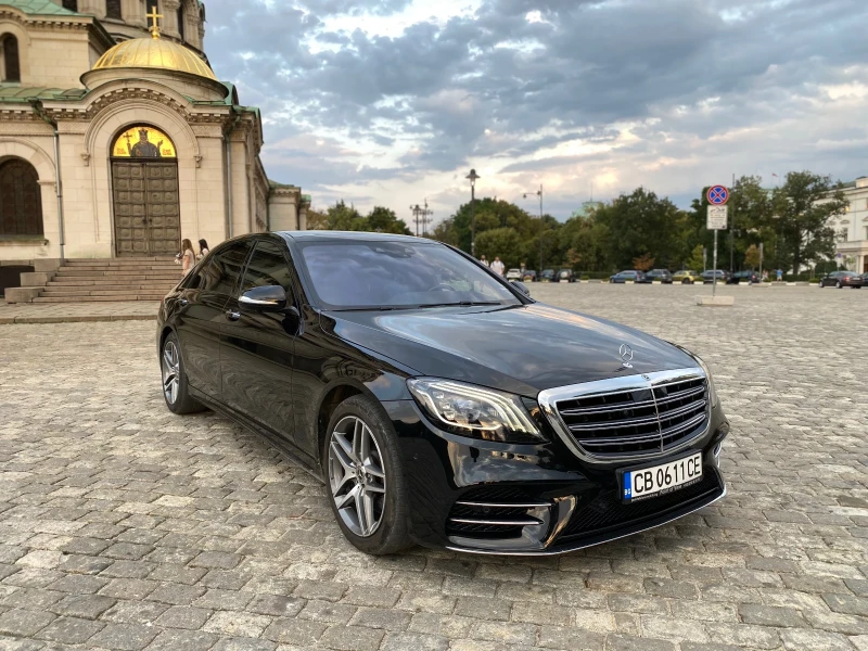 Mercedes-Benz S 400 4Matic* Long* AMG* 360* Pano* Head-up* TV* Лизинг, снимка 2 - Автомобили и джипове - 47139086