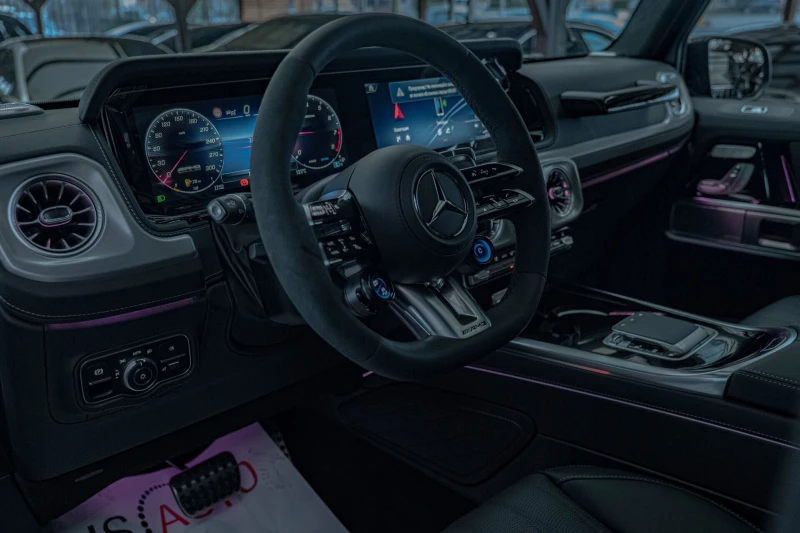 Mercedes-Benz G 63 AMG 4Matic/AMG Ride Control/Night Edition/3D Burm/Обду, снимка 7 - Автомобили и джипове - 52012003
