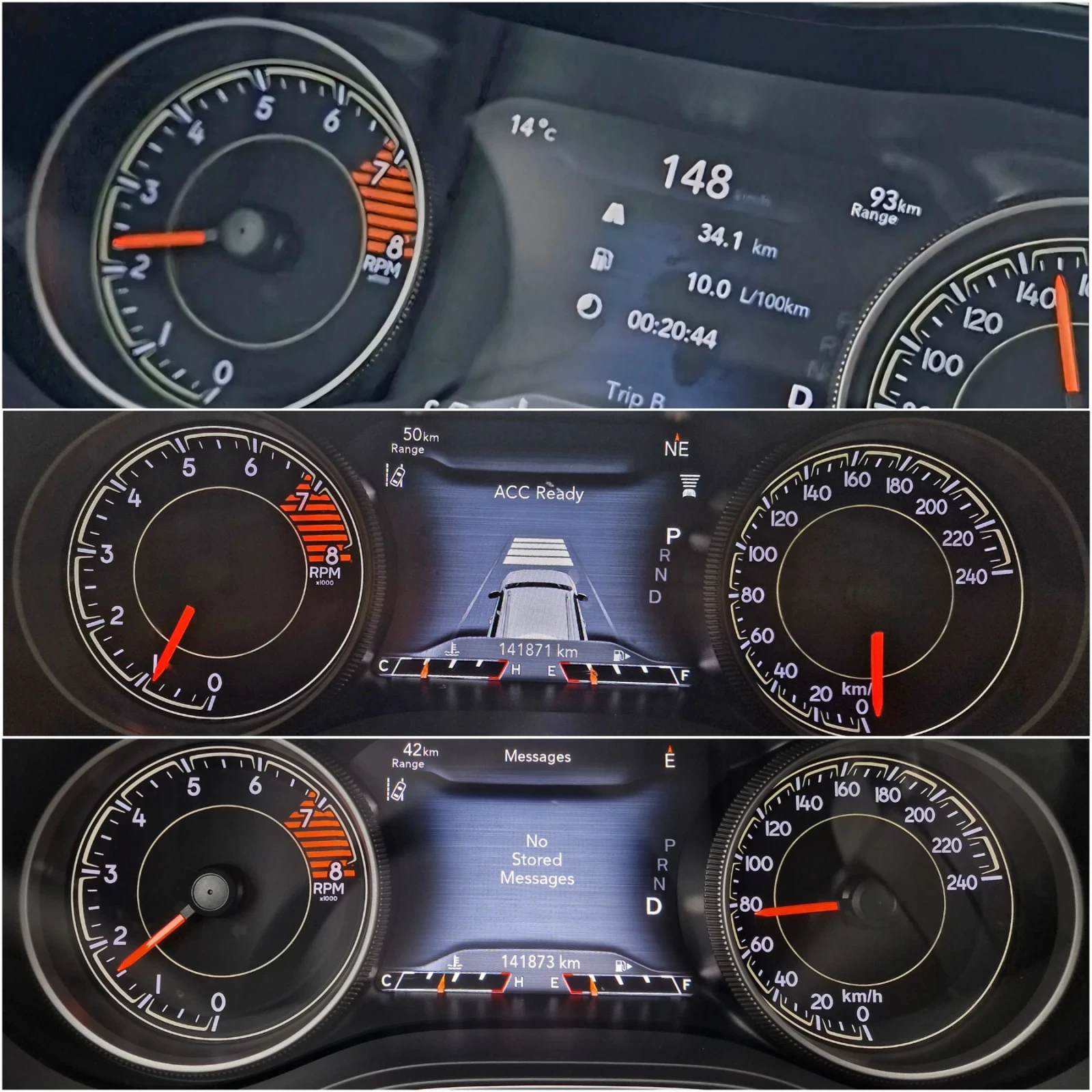 Jeep Cherokee LIMITED 3.2 V6 Nardo Gray-Carfax, снимка 11 - Автомобили и джипове - 54416062
