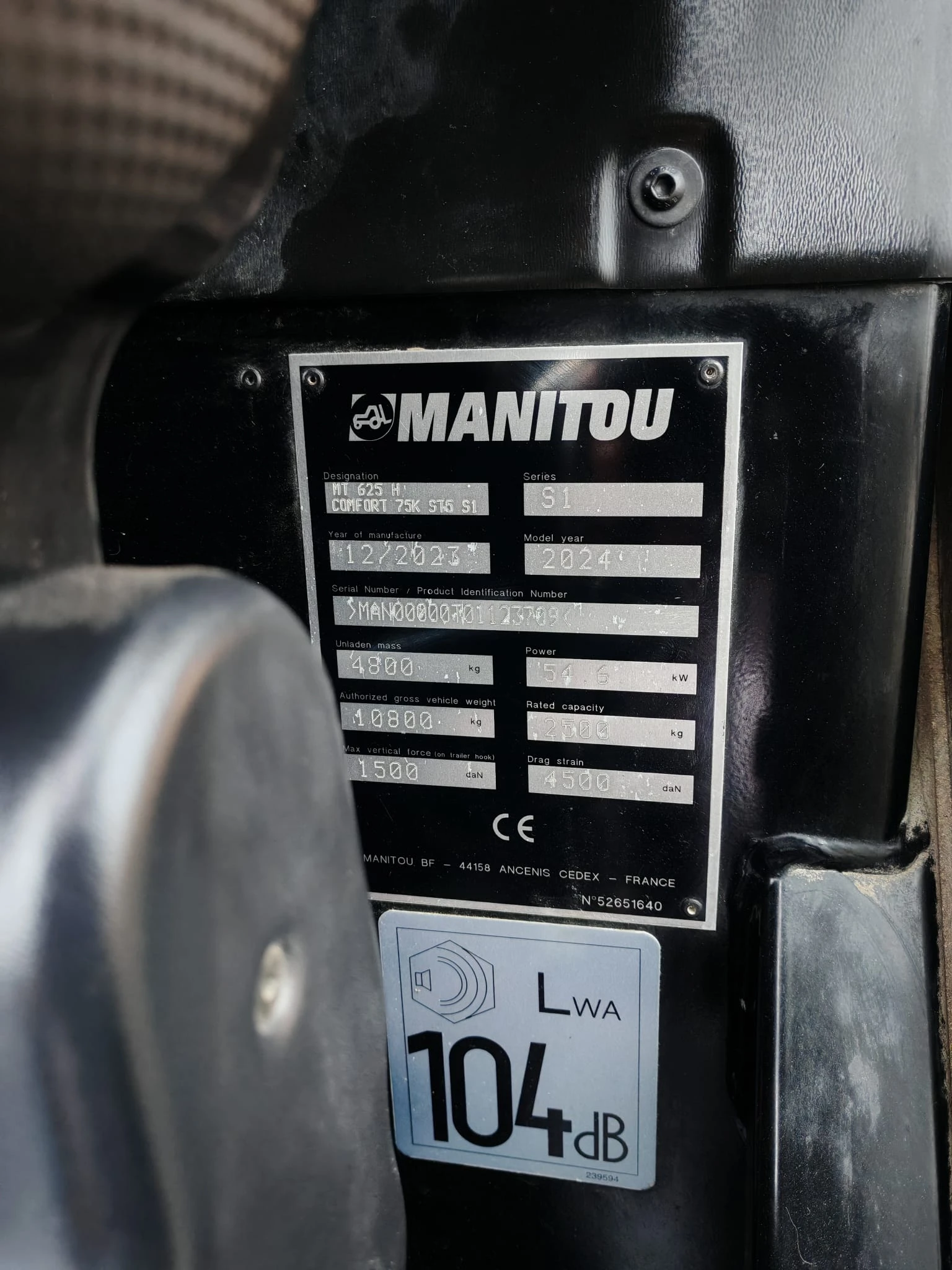 Телескопични товарачи Manitou MT625, снимка 7 - Индустриална техника - 54120515