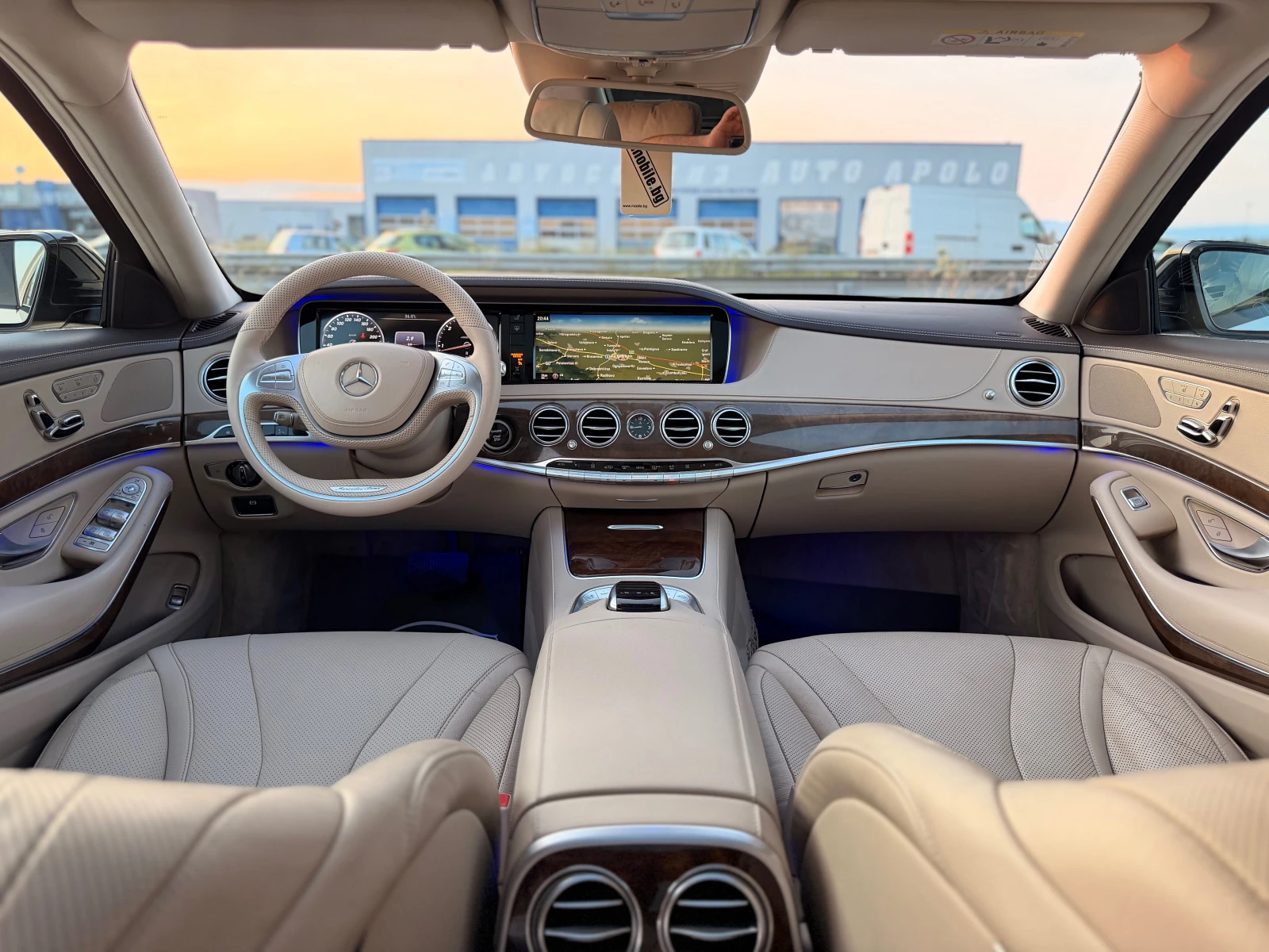 Mercedes-Benz S 350 BlueTEC= 4Matic= Long= 63 AMG= Night View= Distron, снимка 9 - Автомобили и джипове - 55179912