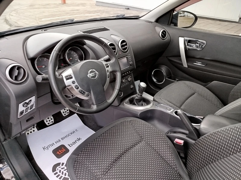 Nissan Qashqai 1.5dci-Xenon-Navi-Panorama, снимка 10 - Автомобили и джипове - 50979866
