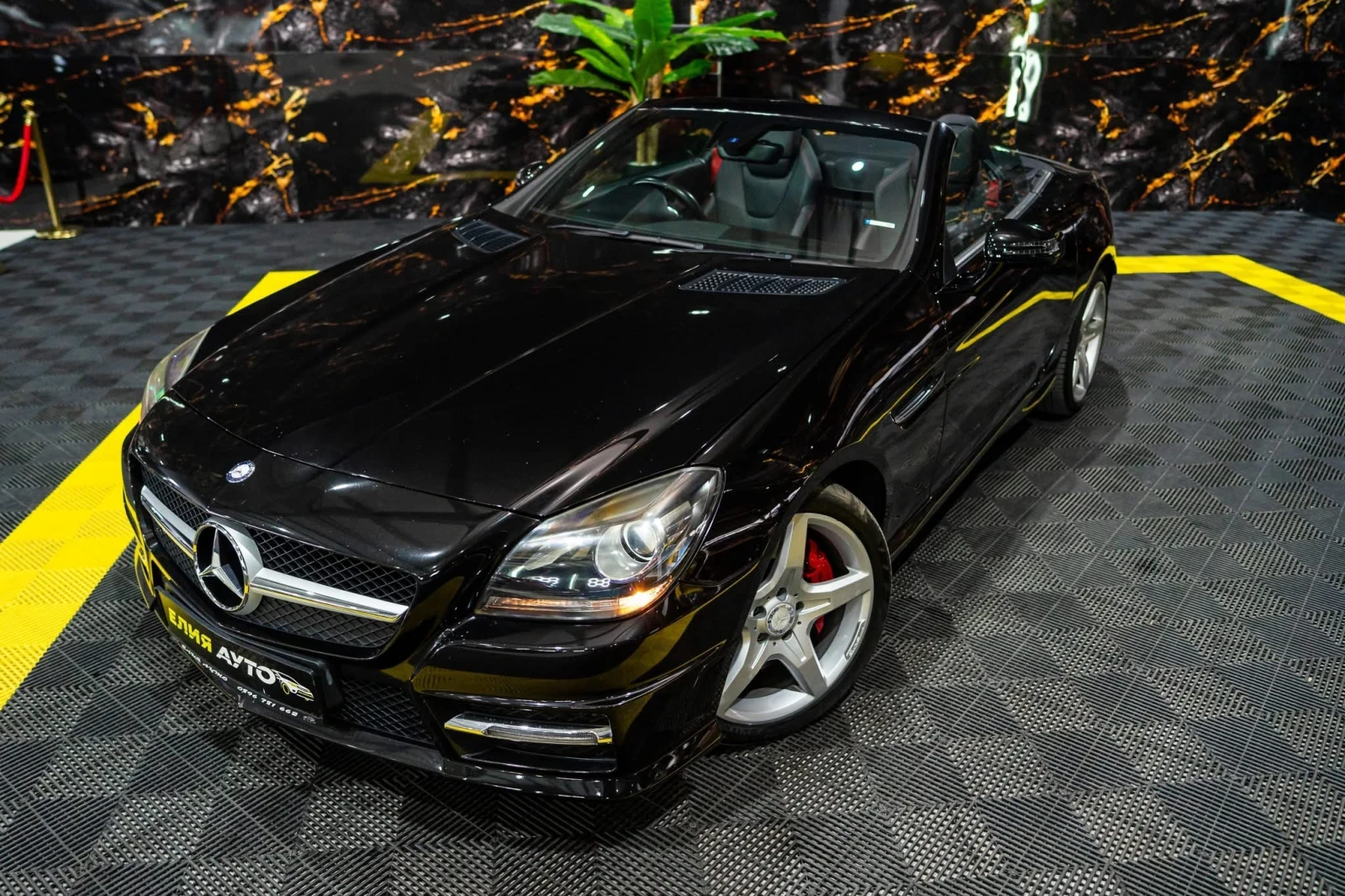 Mercedes-Benz SLK 250 D CABRIO LED NAVI FULL AMG LINE ЛИЗИНГ 100%, снимка 5 - Автомобили и джипове - 54986850