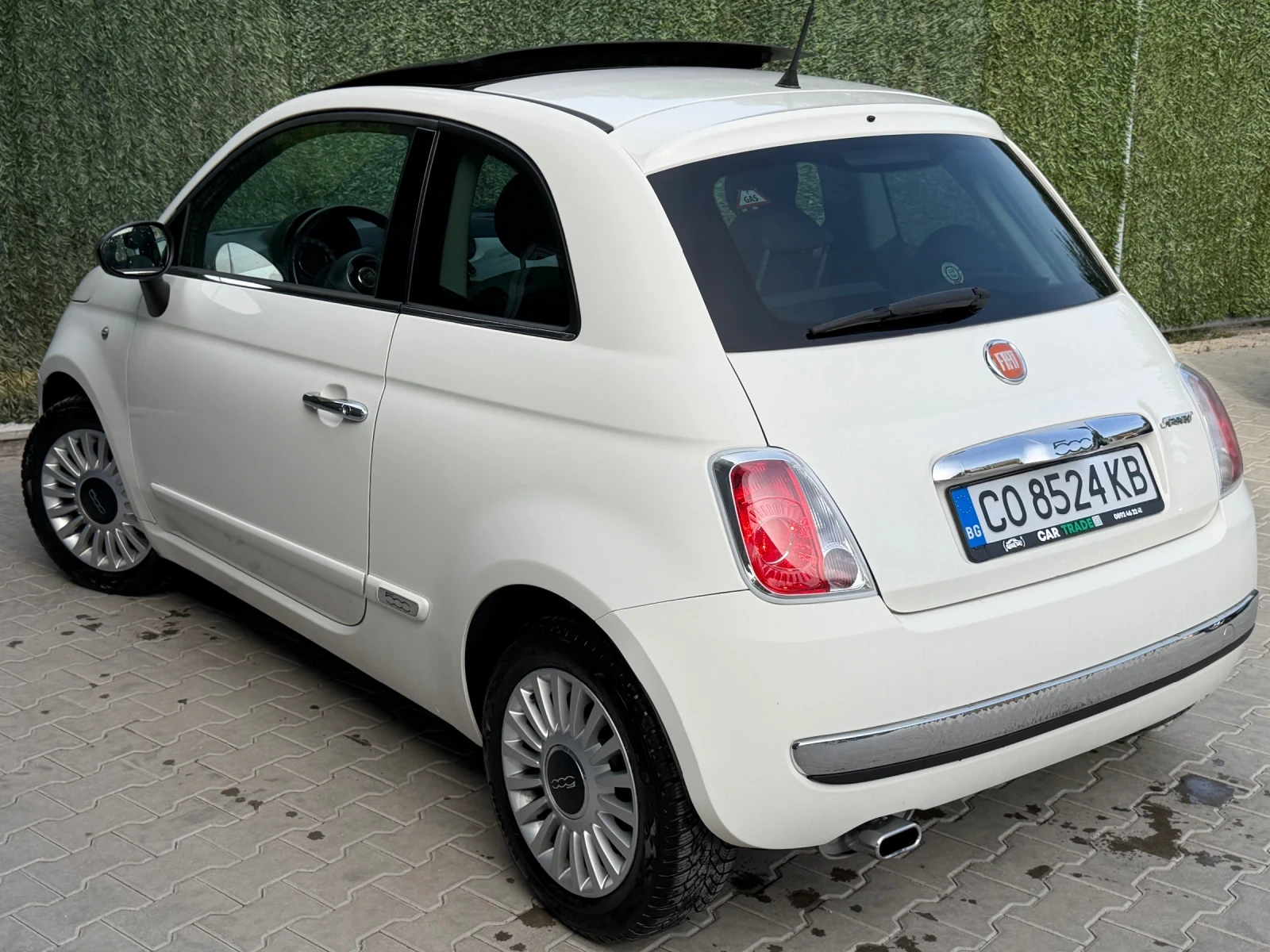 Fiat 500 1.4i/ГАЗ/ПАНОРАМА/SPORT/РЕГИСТРИРАН/ОБСЛУЖЕН, снимка 2 - Автомобили и джипове - 55867769
