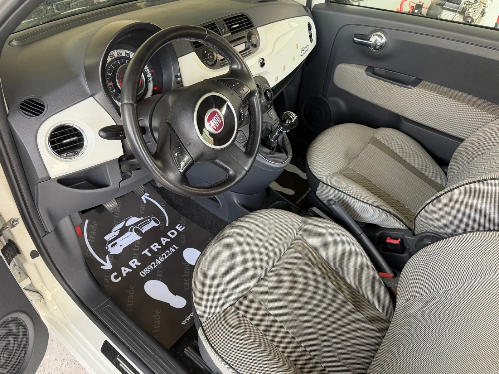 Fiat 500 1.4i/ГАЗ/ПАНОРАМА/SPORT/РЕГИСТРИРАН/ОБСЛУЖЕН, снимка 8 - Автомобили и джипове - 55867769
