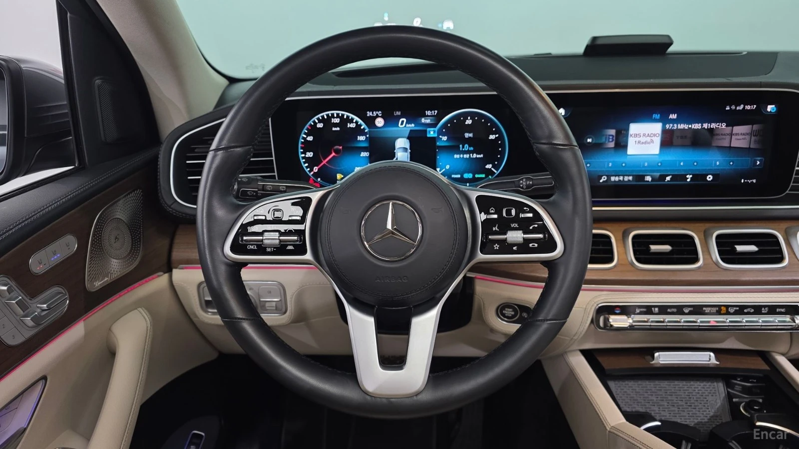 Mercedes-Benz GLE 450 AMG Line| AIR| DISTRO| ОБДУХ| 360| HUD| 3 AC| , снимка 12 - Автомобили и джипове - 56136210