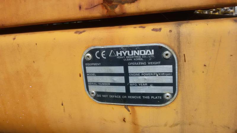 Багер Hyundai, снимка 3 - Индустриална техника - 45001608