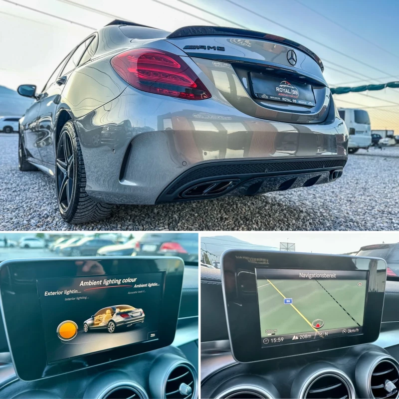 Mercedes-Benz C 200 AMG :: DISTRONIK :: PANORAMA:: , снимка 13 - Автомобили и джипове - 52809279
