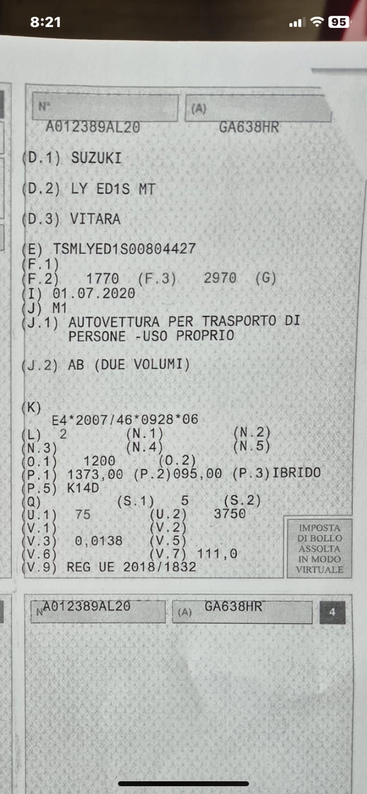 Suzuki Vitara Suzuki Vitara 4X41.4i Hibrid Booster Jet , снимка 2 - Автомобили и джипове - 53068941