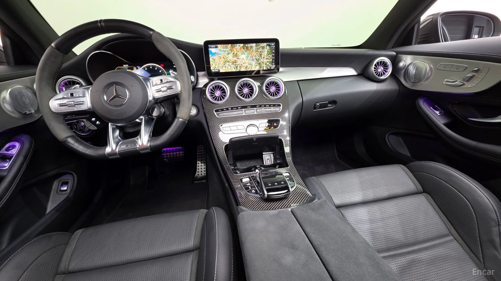Mercedes-Benz C 63 AMG S Coupe* HUD* 360* КОЖА* ОБДУХВ* ПАНО* НАВИ, снимка 6 - Автомобили и джипове - 55445332