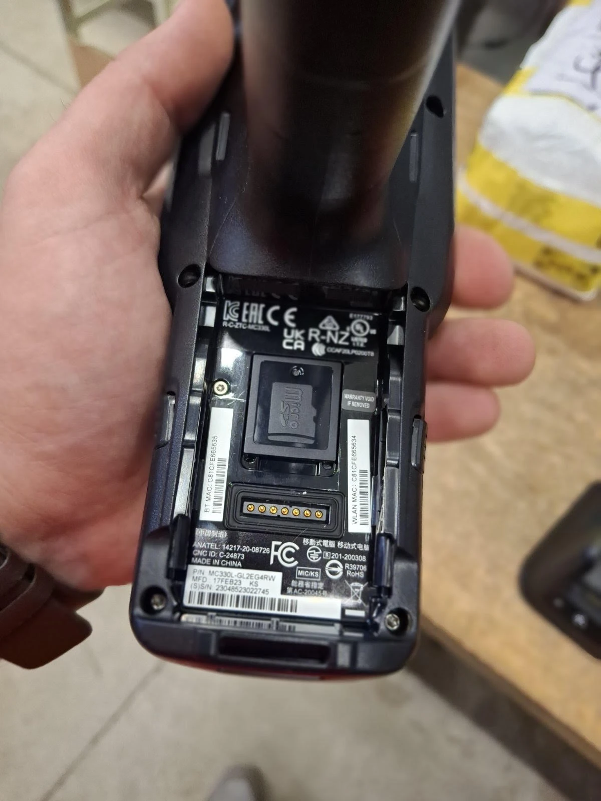 Допълнително оборудване Друг вид  Zebra MC330L, снимка 2 - Индустриална техника - 56266728