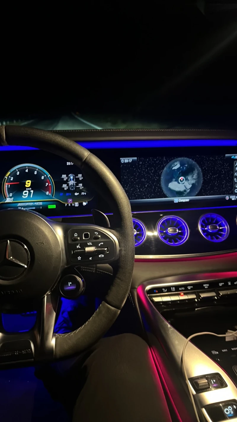 Mercedes-Benz AMG GT 53 4matic+  Каско B&O Обдух POPCORN , снимка 12 - Автомобили и джипове - 53114261