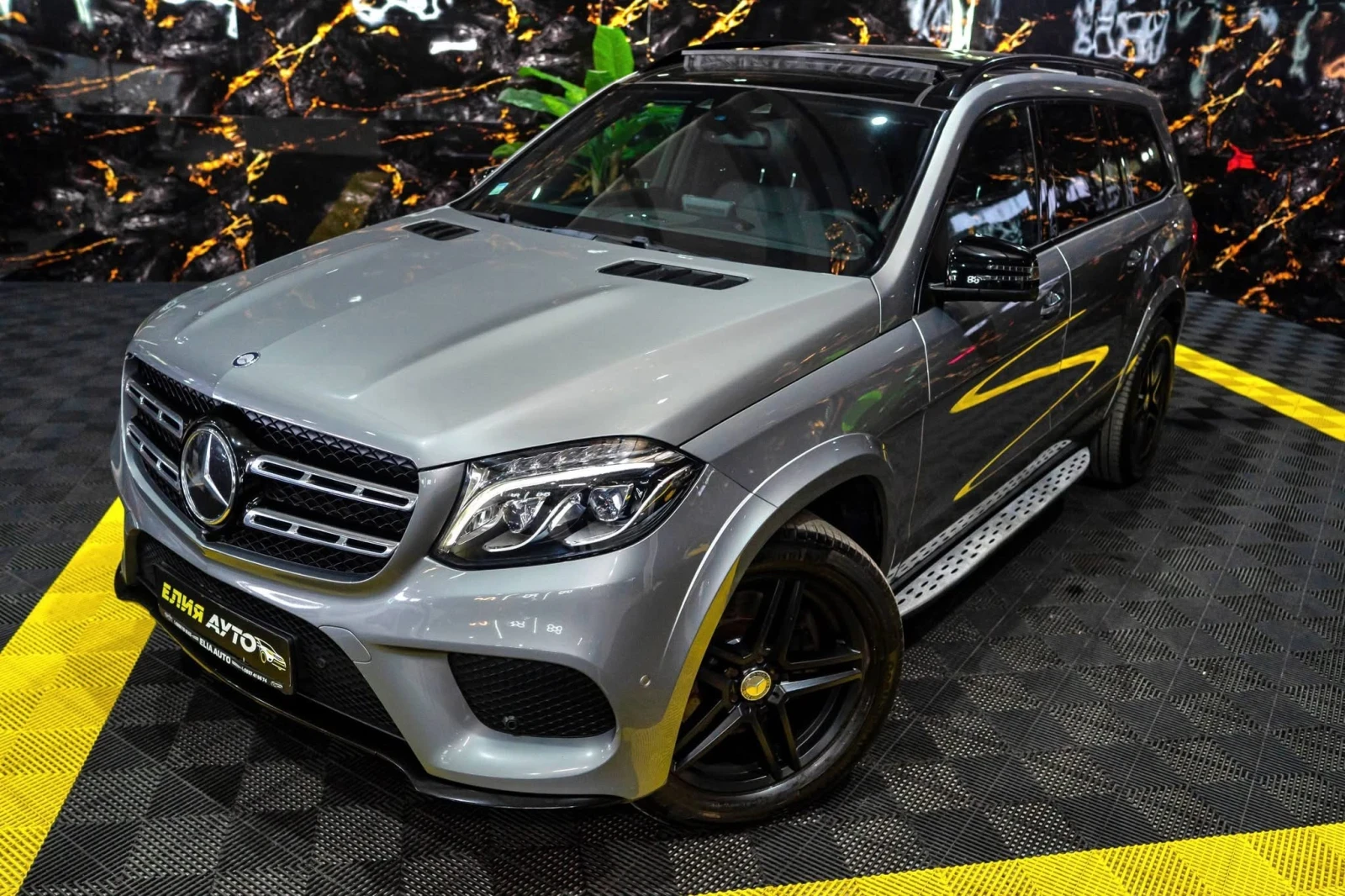 Mercedes-Benz GLS 350 D 4MATIC AMG LINE LED NAVI ПАНО ЛИЗИНГ 100%, снимка 5 - Автомобили и джипове - 54795839