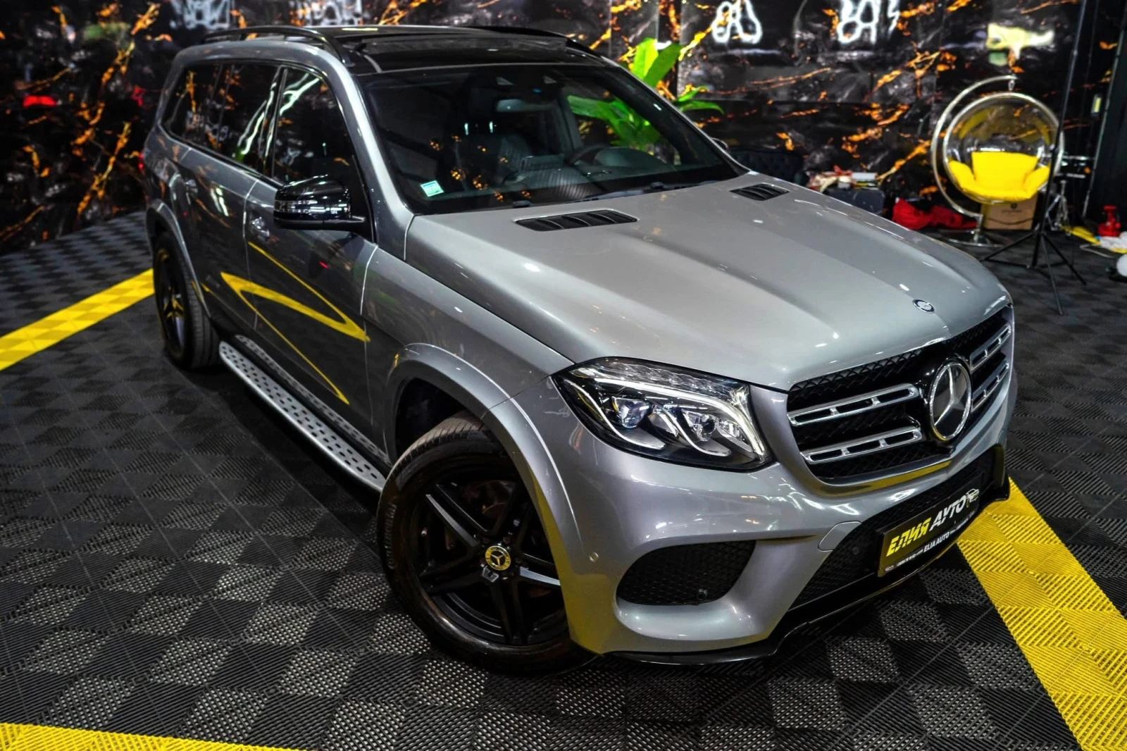 Mercedes-Benz GLS 350 D 4MATIC AMG LINE LED NAVI ПАНО ЛИЗИНГ 100%, снимка 2 - Автомобили и джипове - 54795839