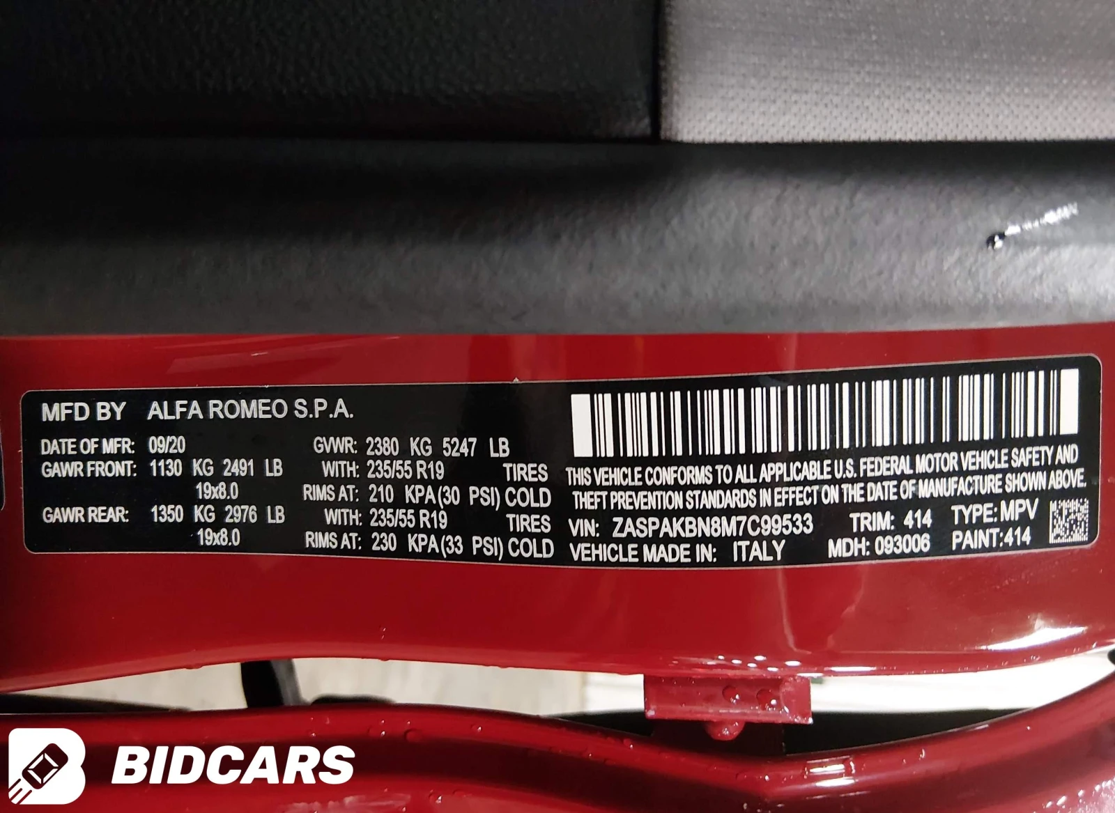 Alfa Romeo Stelvio Stelvio Ti AWD, снимка 9 - Автомобили и джипове - 55152267