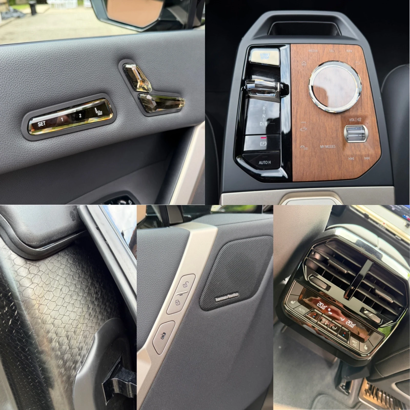 BMW iX 40/Swarovski/Вакуум/Обдухване/Масаж/IconicSound/22, снимка 14 - Автомобили и джипове - 54797525