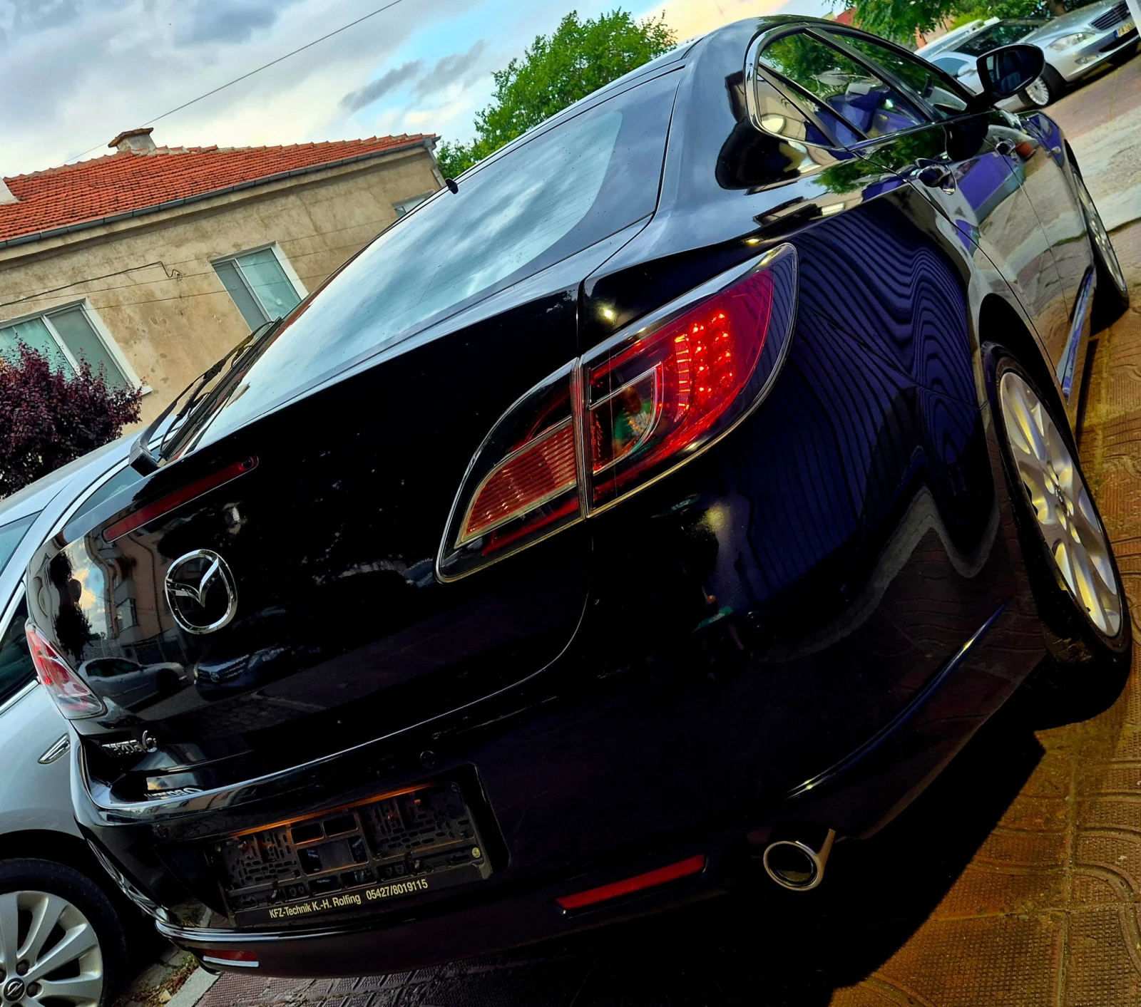 Mazda 6 2.5i-GINZA-LUX-кожа-нави-верига-6speed-japan, снимка 12 - Автомобили и джипове - 54826866