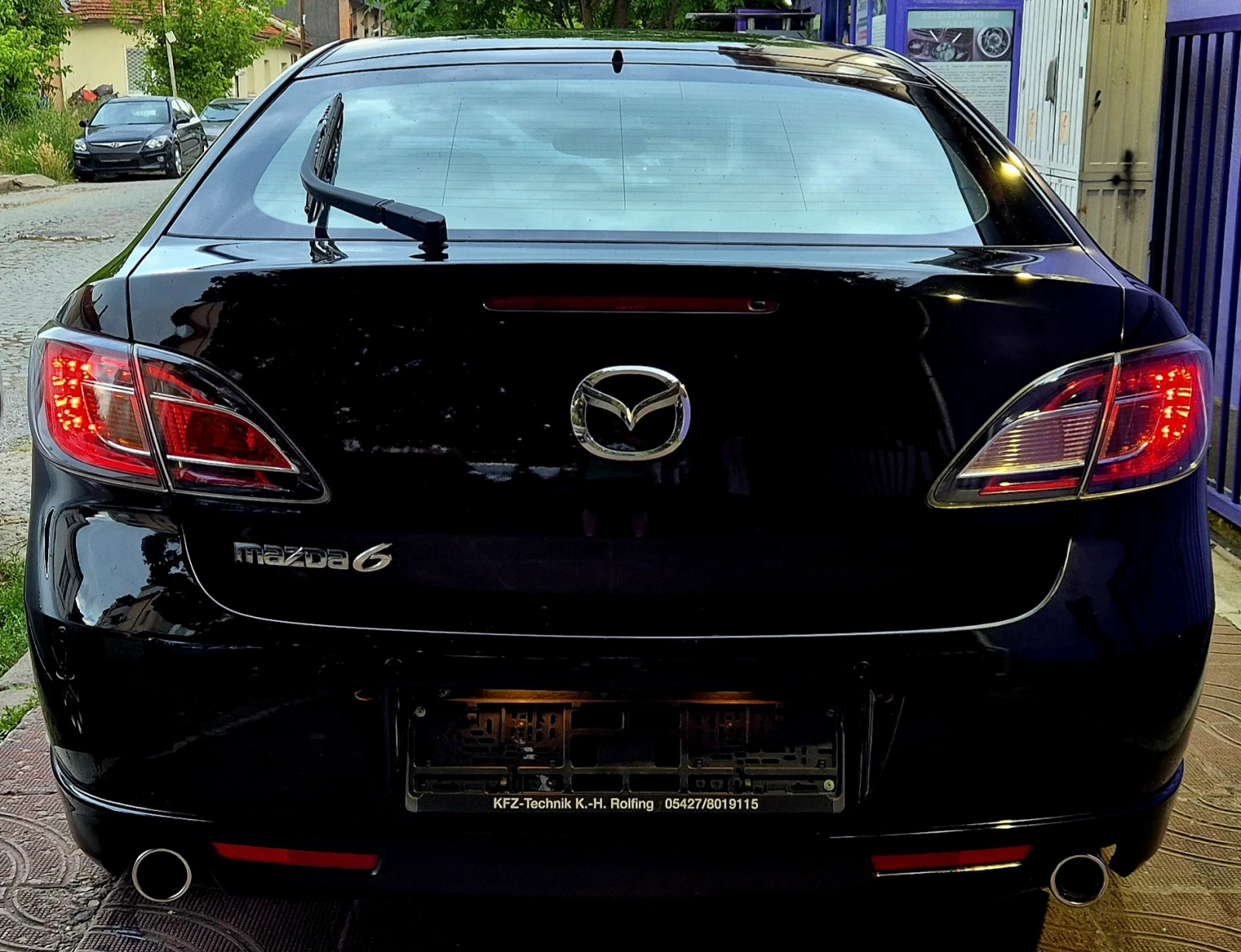 Mazda 6 2.5i-GINZA-LUX-кожа-нави-верига-6speed-japan, снимка 11 - Автомобили и джипове - 54826866