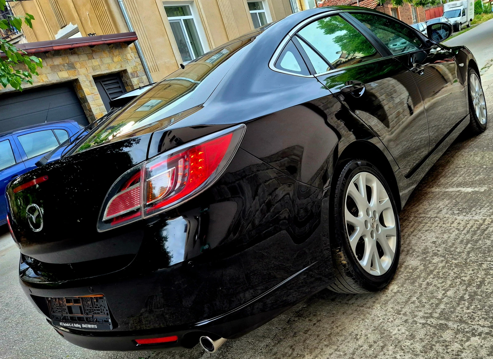 Mazda 6 2.5i-GINZA-LUX-кожа-нави-верига-6speed-japan, снимка 7 - Автомобили и джипове - 54826866