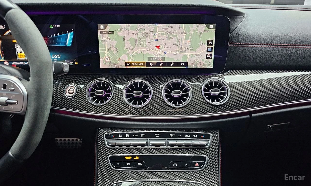 Mercedes-Benz CLS 53 AMG ДИСТРОНИК * ОБДУХВАНЕ * HEAD-UP * BURMESTER, снимка 15 - Автомобили и джипове - 55233542