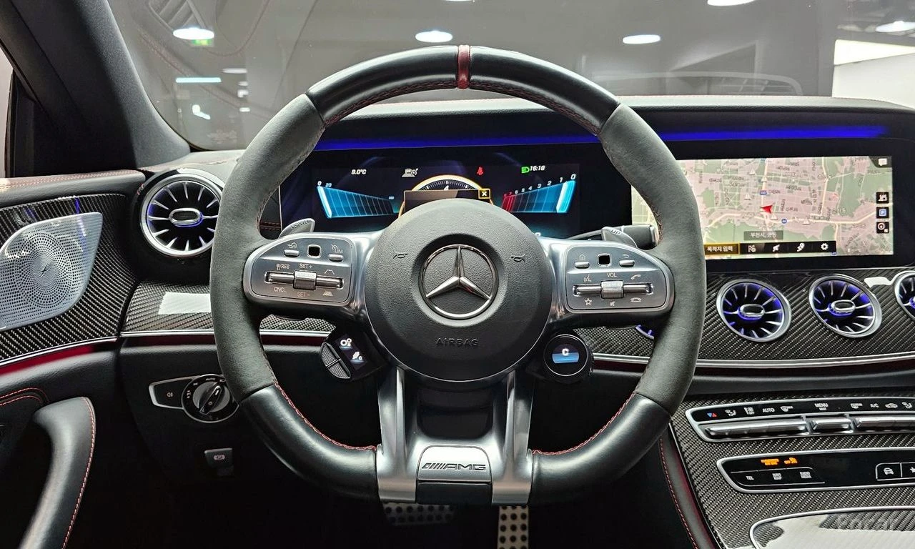 Mercedes-Benz CLS 53 AMG ДИСТРОНИК * ОБДУХВАНЕ * HEAD-UP * BURMESTER, снимка 14 - Автомобили и джипове - 55233542