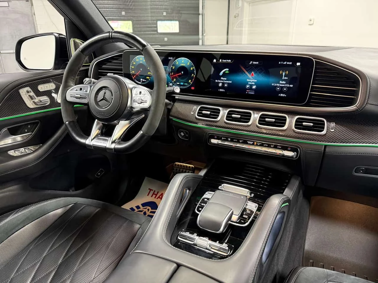 Mercedes-Benz GLE 63 S AMG 4MATIC+ * 3D BURMESTER* CARBON* 360* ОБДУХВАНЕ* ВА, снимка 13 - Автомобили и джипове - 54585309