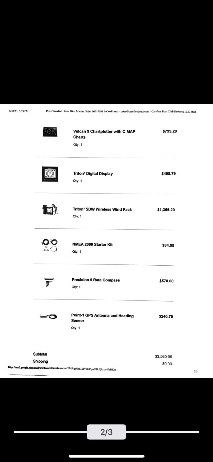 Ветроходна лодка Carroll Marine 1D35 - изображение 8