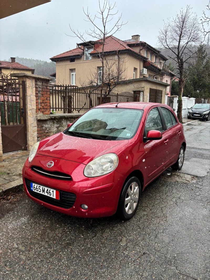 Nissan Micra 1.2i ЕВРО 5, снимка 1 - Автомобили и джипове - 48431530