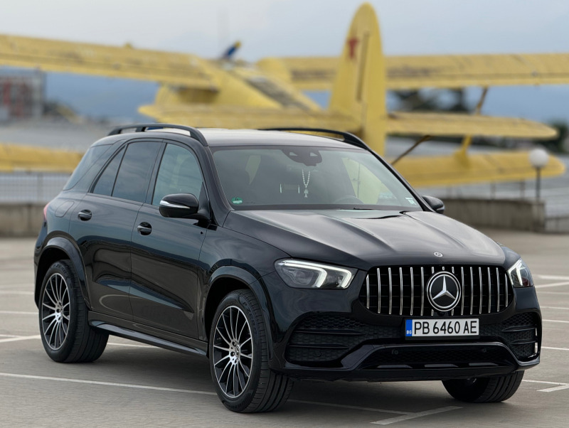 Mercedes-Benz GLE 350 - AMG 6.3 Pack - Burmester - Head up - 60000км - , снимка 1 - Автомобили и джипове - 46337482