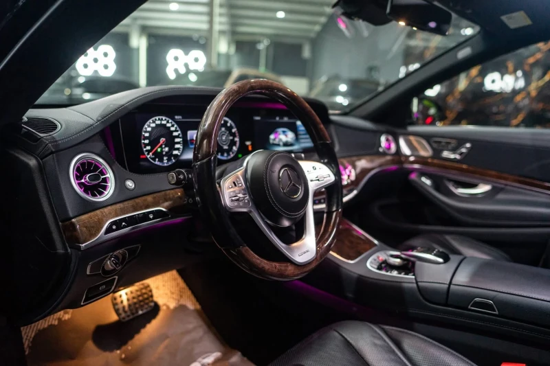 Mercedes-Benz S 450 I LONG FACELIFT AMG LINE ПАНО ЛИЗИНГ 100%, снимка 12 - Автомобили и джипове - 53394358