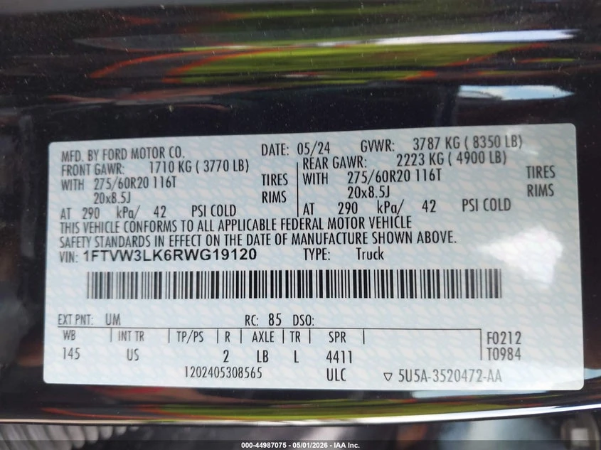 Ford F150 F-150 Lightning Xlt, снимка 9 - Автомобили и джипове - 54891604
