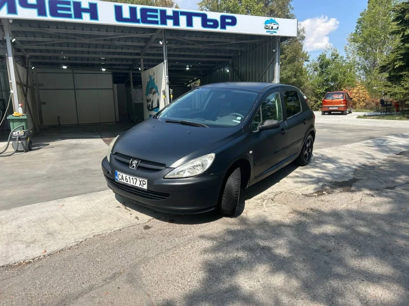 Peugeot 307 Пежо 307 1.6 бензин ЧЕРЕН МАТ FULL, снимка 6 - Автомобили и джипове - 47058003