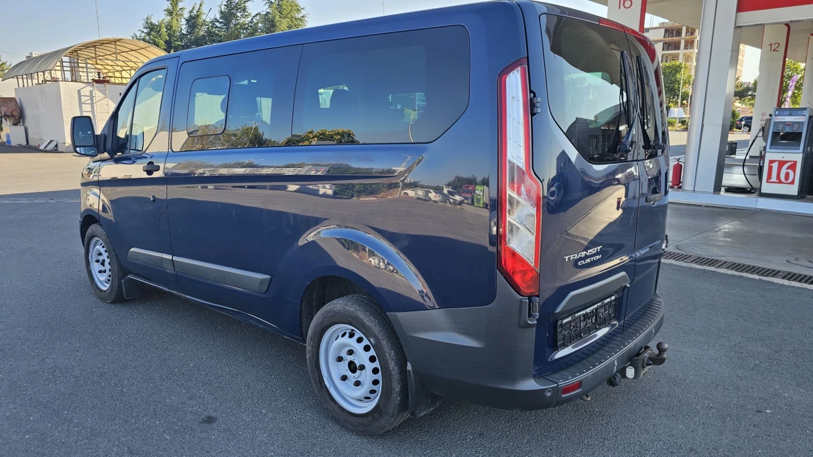 Ford Transit Custom 2.2 - 155к.с-2 климатика , снимка 3 - Бусове и автобуси - 55929725