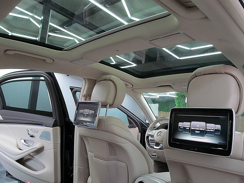 Mercedes-Benz S 350 LONG/4-MATIC/AMG/9gt/2xTV/PANORAMA/СОБСТВЕН ЛИЗИНГ, снимка 10 - Автомобили и джипове - 51024763