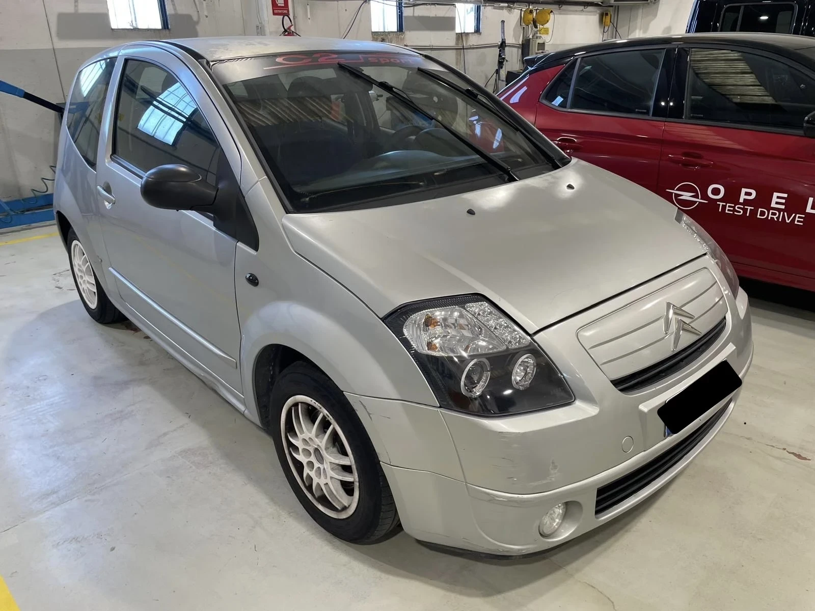 Citroen C2 1.1i, РЕАЛИ КИЛОМЕТРИ, КЛИМАТИК, снимка 1