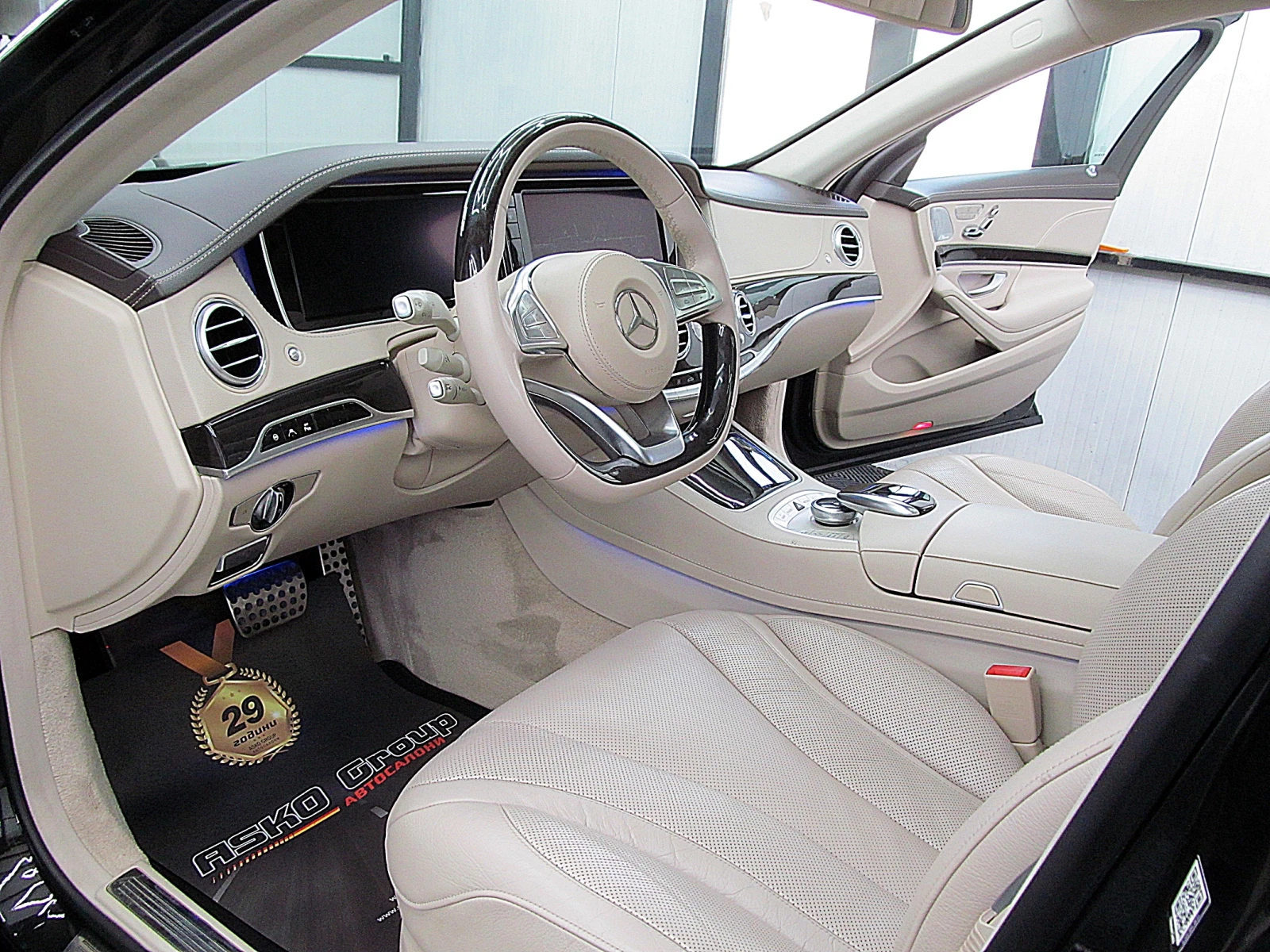 Mercedes-Benz S 350 LONG/4-MATIC/AMG/9gt/2xTV/PANORAMA/  | Mobile.bg   15