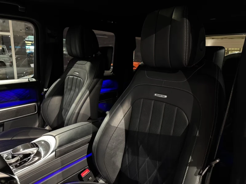 Mercedes-Benz G 63 AMG PERFORMANCE/585HP/EXCLUSIVE/MASSAGE/BURM/360/580g, снимка 7 - Автомобили и джипове - 52388332