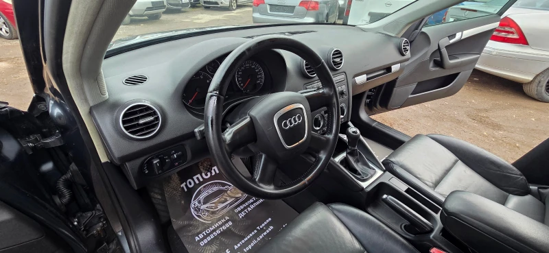 Audi A3 2.0 FSI - КОЖА, снимка 7 - Автомобили и джипове - 53439878
