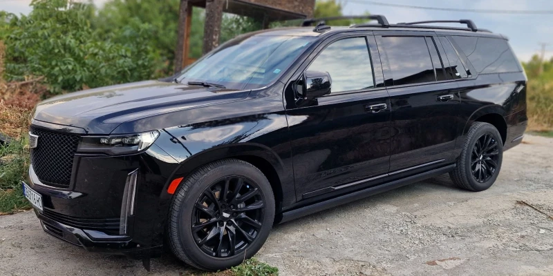 Cadillac Escalade ESV 600 SPORT PLATINUM BLACK ONYX , снимка 2 - Автомобили и джипове - 52187181