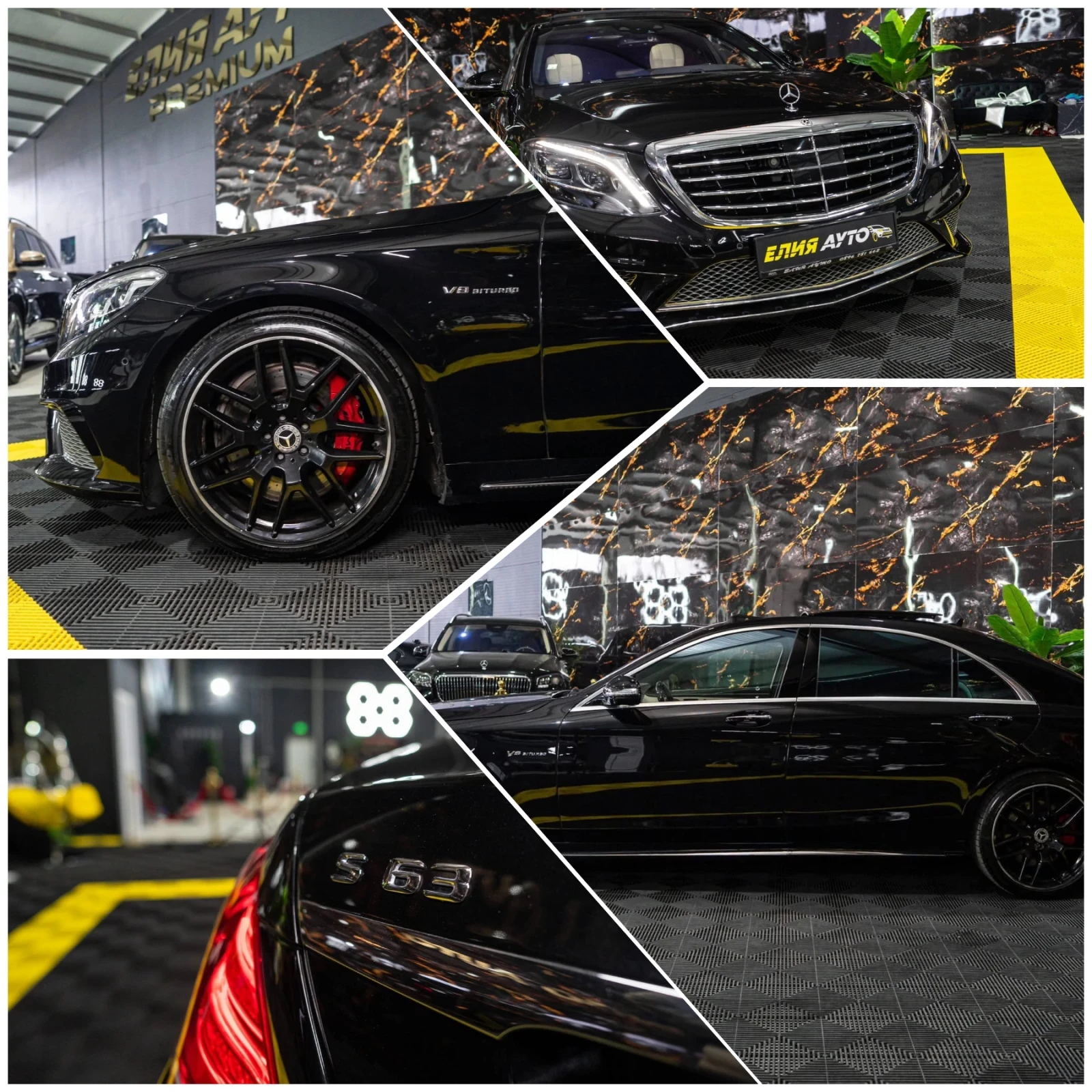 Mercedes-Benz S 63 AMG LONG DESIGNO ���� BURM 3XTV ������ 100% | Mobile.bg � ����������� 17