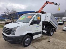 VW Crafter ДО3 5т.САМОСВАЛ С КРАН 2750кг.7, 10м.ДЪЛ КЛИМАТИК, снимка 2