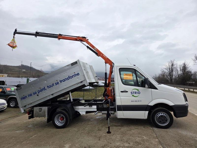 VW Crafter ДО3 5т.САМОСВАЛ С КРАН 2750кг.7, 10м.ДЪЛ КЛИМАТИК, снимка 4 - Бусове и автобуси - 53506924