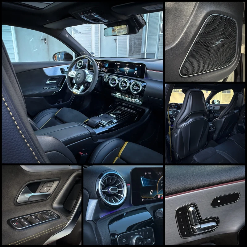 Mercedes-Benz A45 AMG s* 4M* PANO* BUCKETSEATS* FULL* ЛИЗИНГ, снимка 16 - Автомобили и джипове - 52940069
