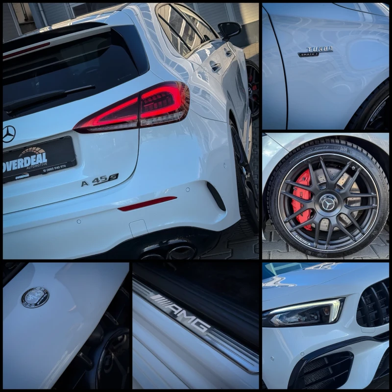 Mercedes-Benz A45 AMG s* 4M* PANO* BUCKETSEATS* FULL* ЛИЗИНГ, снимка 14 - Автомобили и джипове - 52940069