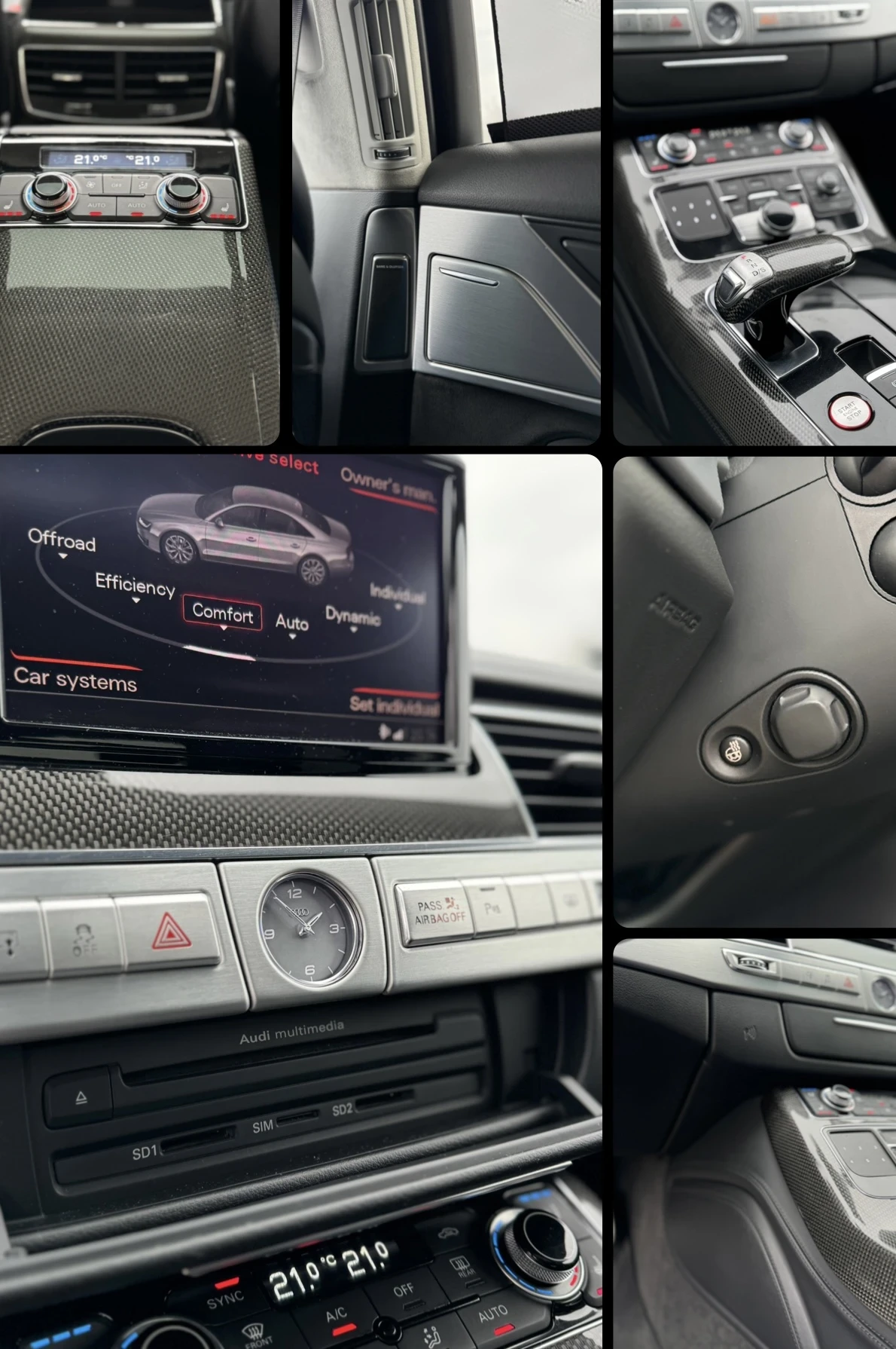 Audi S8 4.0TFSI* MATRIX* CARBON* MASSAGE* 360*  | Mobile.bg � ����������� 17